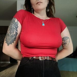 Red Women's Top